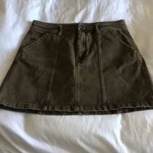 Free People Jean Skirt
